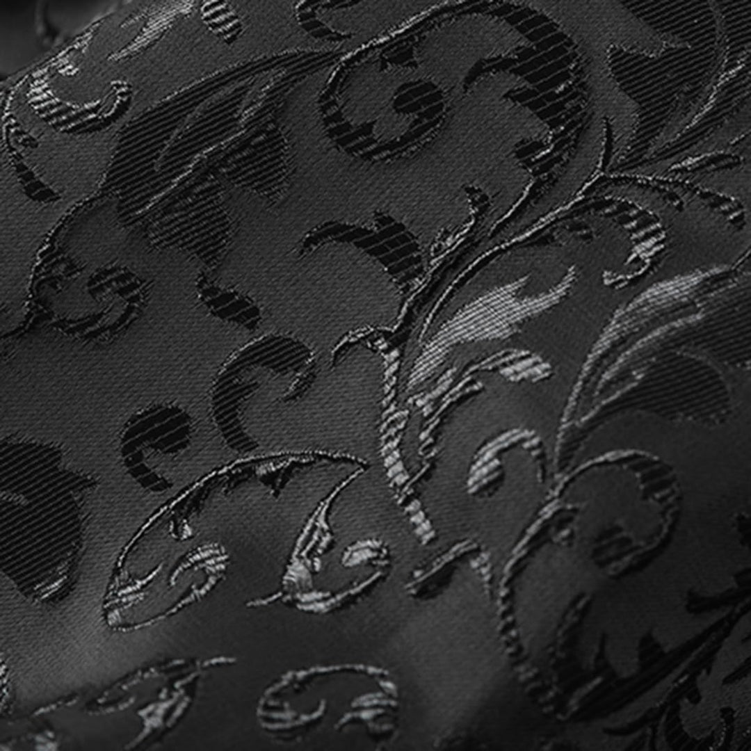 Allthemen Herren Jacquard Smoking Anzug Slim Fit 2 Teilig Anzüge für Hochzeit Party Abschluss S Schw