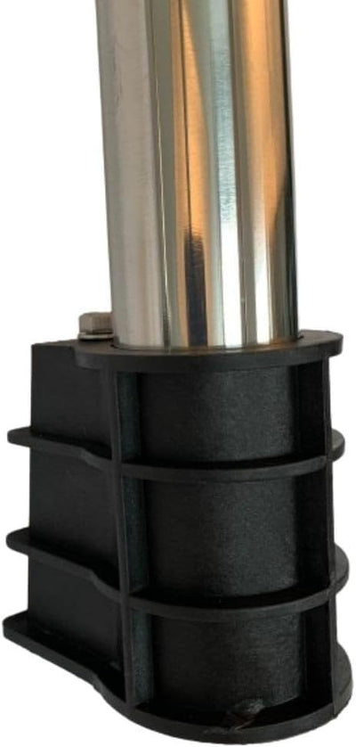 EVOLUTION 4E Einbauleiter eng 4-stufig V2A Edelstahl Pool Handlauf