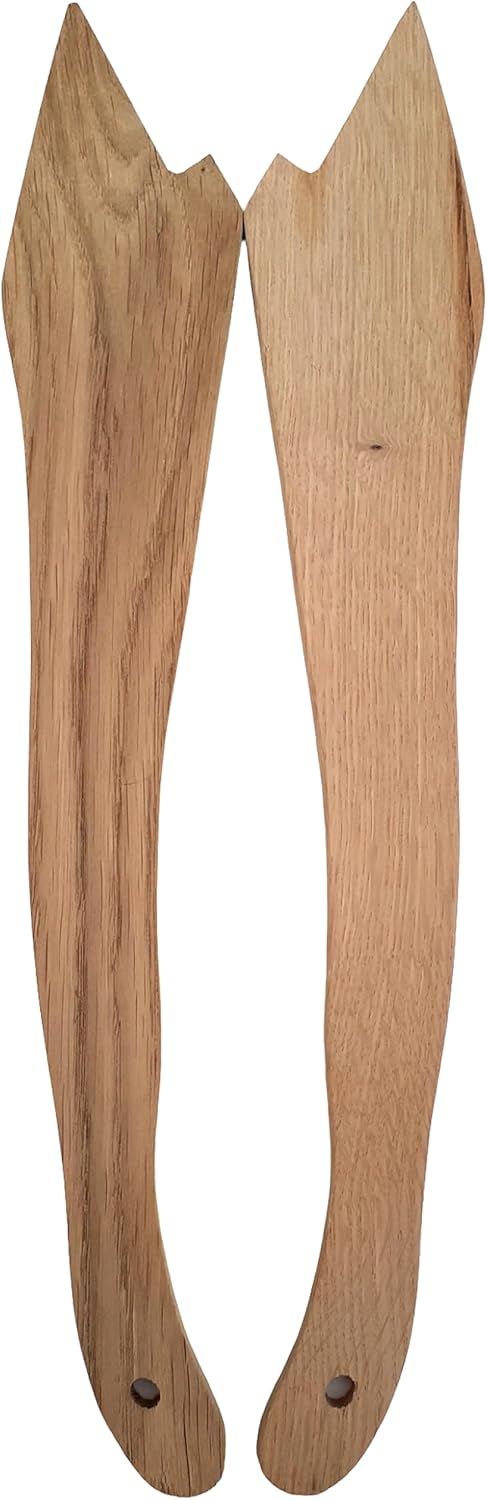4 X Schiebestock für Tischkreissägen, Fräsen und Hobel,Bandsäge -Eiche 410x65x10 mm
