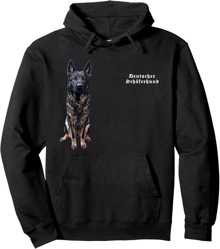 Schäferhund Hunde Sprüche Hundefreunde Hundemotiv Pullover Hoodie
