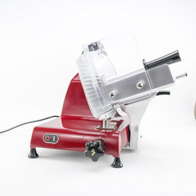 Berkel Red Line 250 rot Profi Aufschnittmaschine + passendem Einlegebrett (Rot)- Sonderangebot