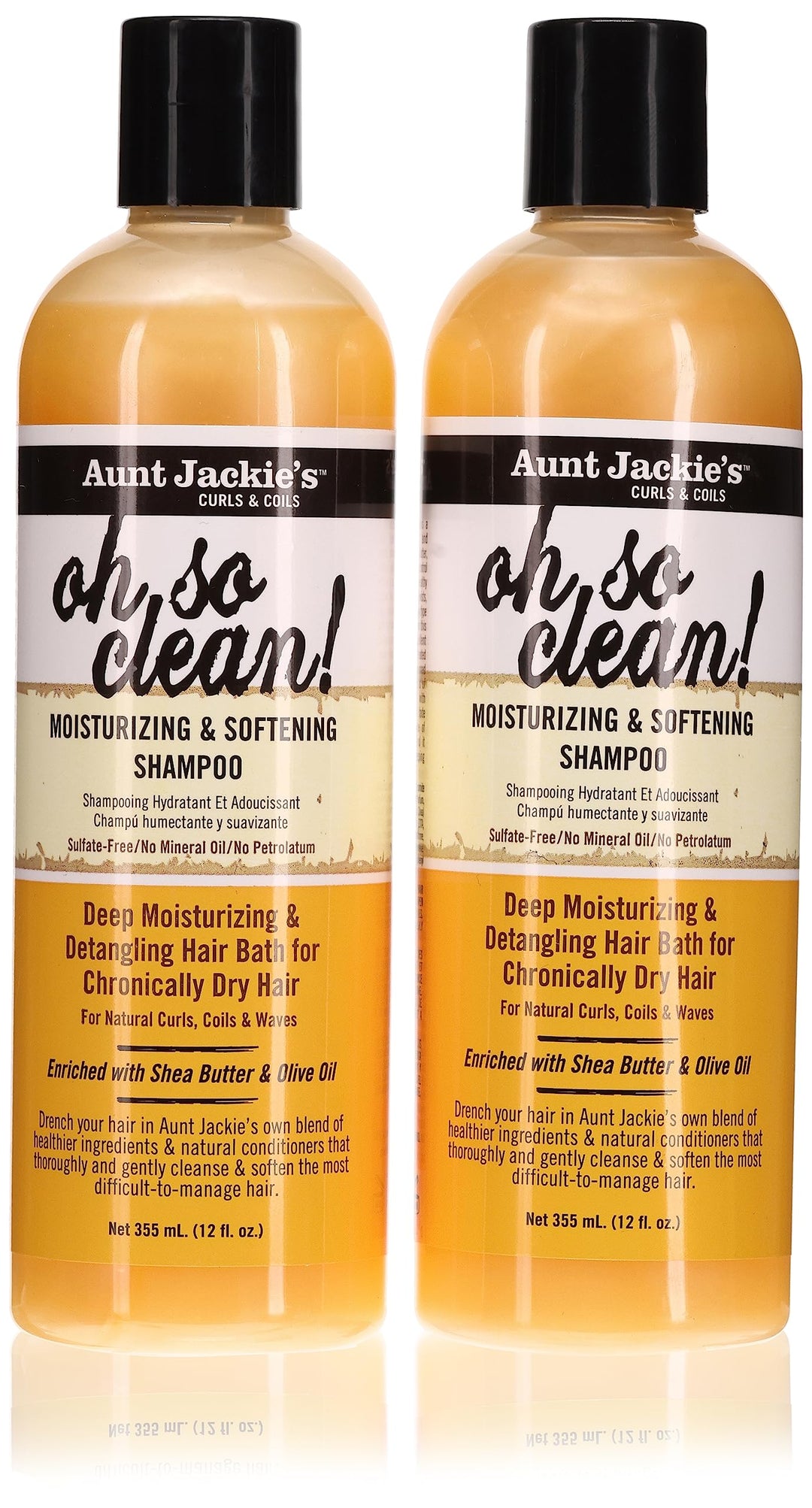 2x Tante Jackies Oh So reinigen Shampoo 12oz (354ml)(2er Pack) 354 ml (2er Pack), 354 ml (2er Pack)