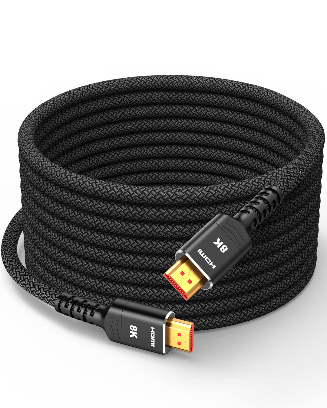 Highwings HDMI Kabel 30meter 8K, HDMI 2.1 Kabel 8K@60Hz 48Gbps Highspeed 4K@120Hz 7680P eARC HDCP 2.