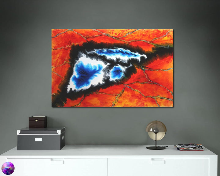 Gemälde Abstrakte Malerei Original - moderne hochglanz Wandbilder XXL - Resin Art Kunst Bild Harz Un