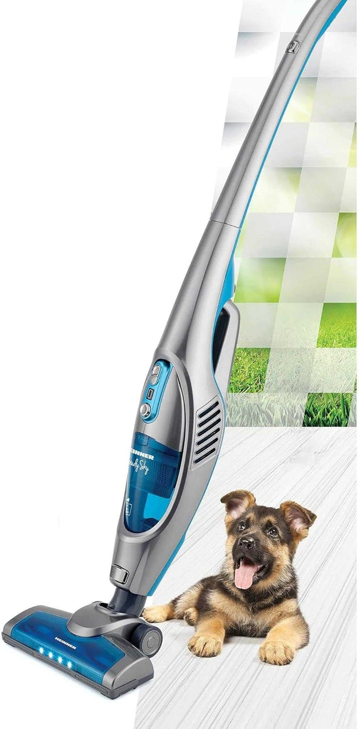 CloudySky HSVC-V21.6GRY Bürststaubsauger, 0.5 L, 22.2 V, 110 W, Blau/Grau