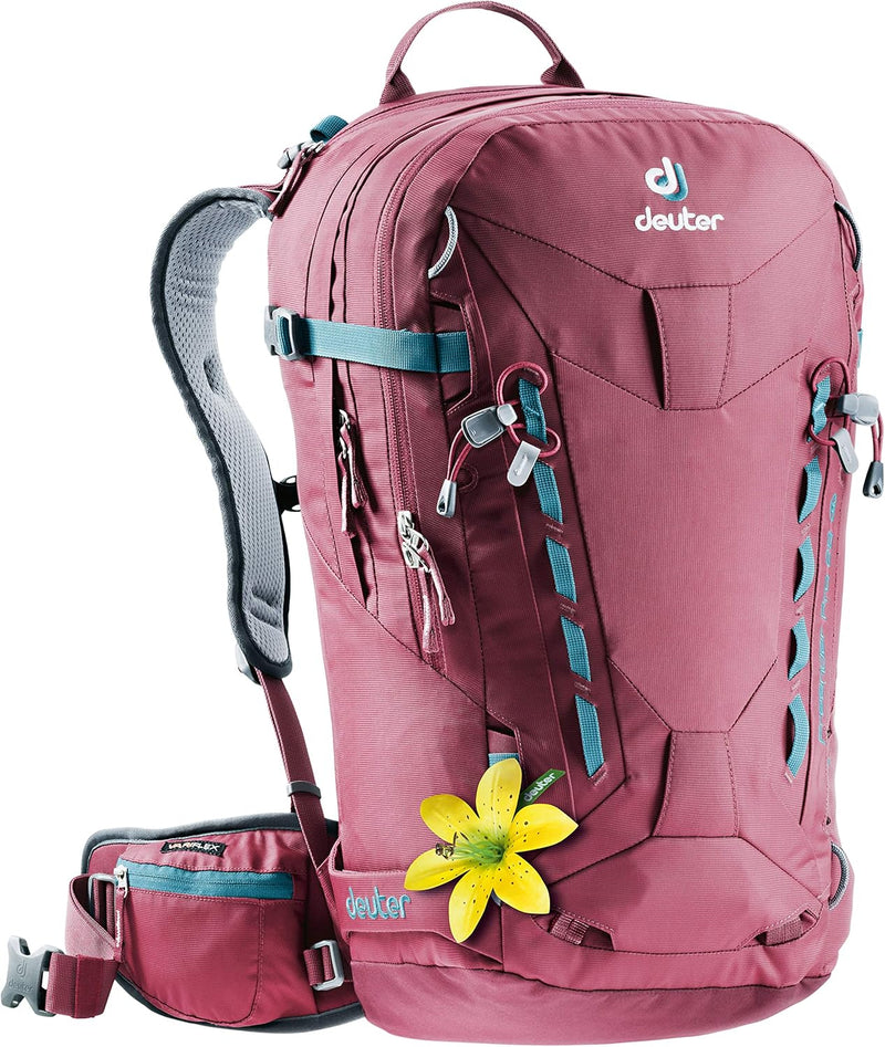 Deuter Freerider Pro 28 SL, Unisex-Erwachsene Rucksack, Rot (Blackberry/Arctic), 24x36x45 cm (W x H