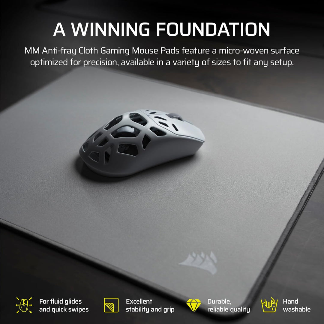 Corsair MM Ausfransfestes Stoff-Gaming-Mauspad – XXXL (1220 x 590mm), Oberfläche aus Mikrogewebtem S