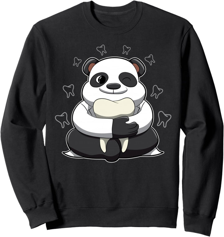 Doktor Panda Bär - Lustiges Zahnarzt-Tier - Pandabär Sweatshirt