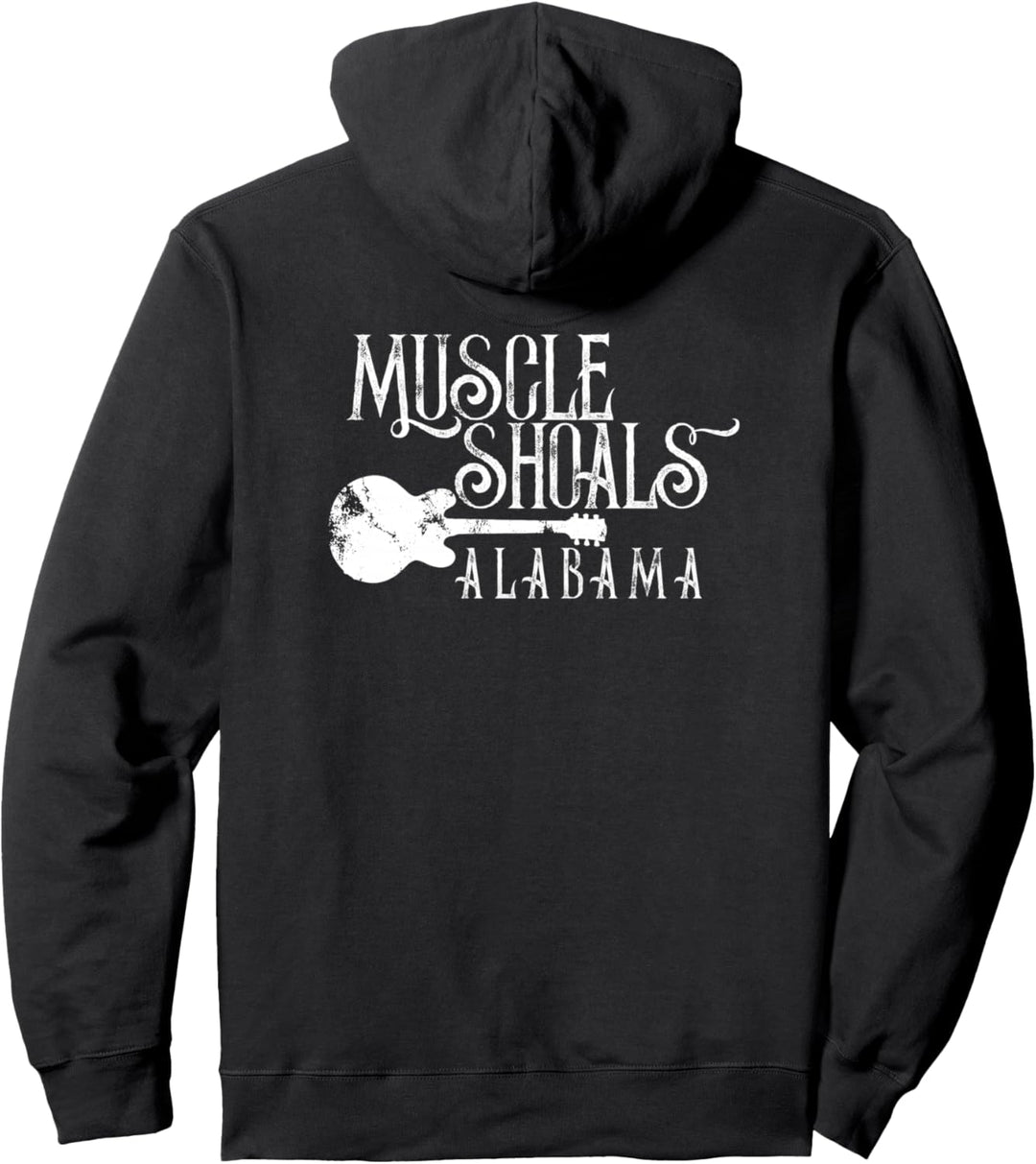Muscle Shoals Alabama mit Gitarre Swampy Soul Music Fans Pullover Hoodie