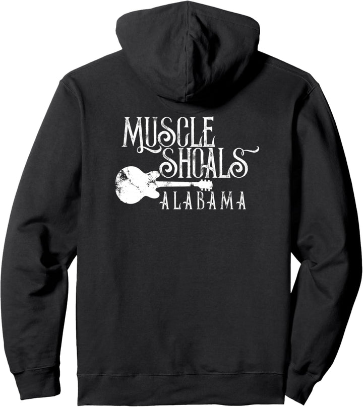 Muscle Shoals Alabama mit Gitarre Swampy Soul Music Fans Pullover Hoodie