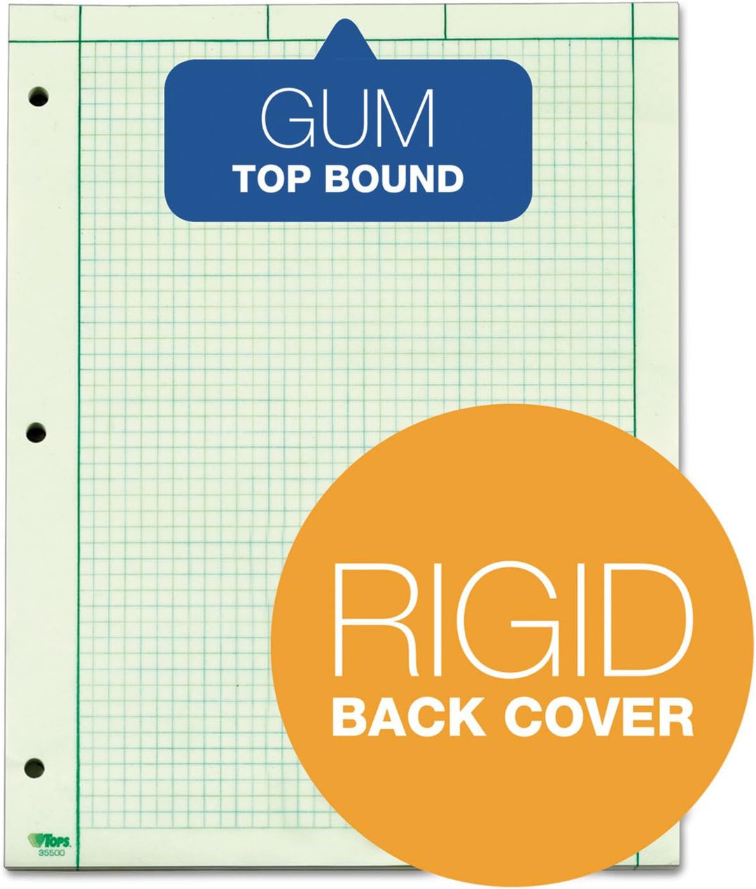 Tops Engineering Computation Pad, grün, 200 Sheets, 200 Sheets