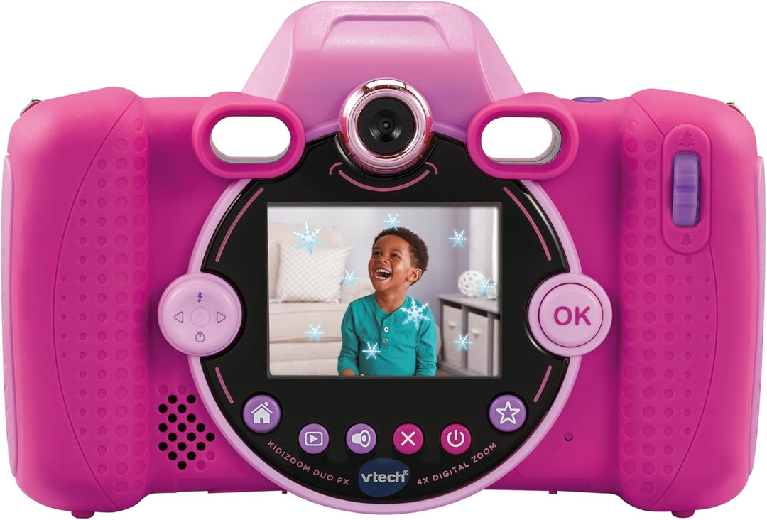 VTech KidiZoom Duo FX Kinderkamera mit Farbbildschirm, 8MP, Fotos, Selfies & Videos, AR-Filter, 20 S