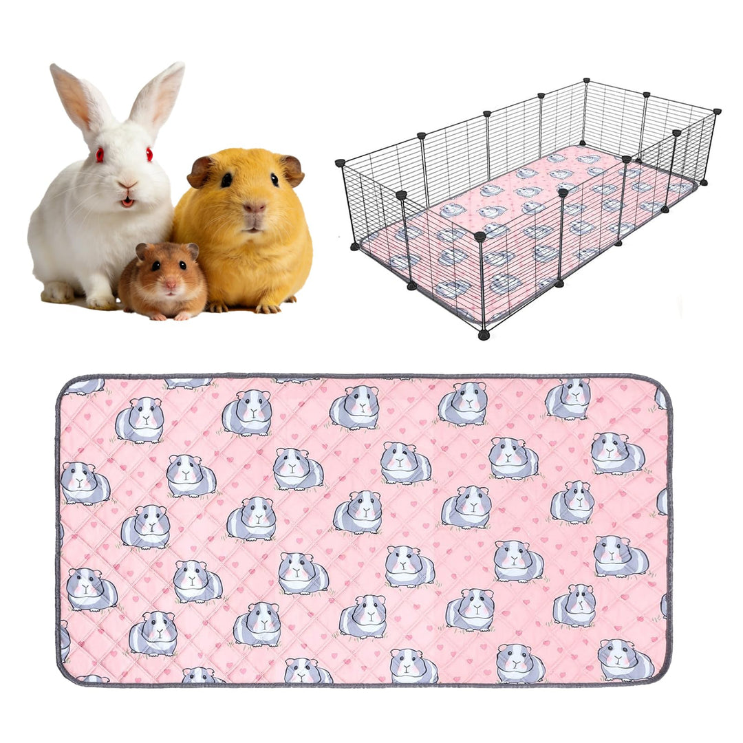 pipipads meerschweinchen, 1 Stück Pads für Meerschweinchen Hamsterkäfigmatte, 60x120cm, Rosa, Ideal