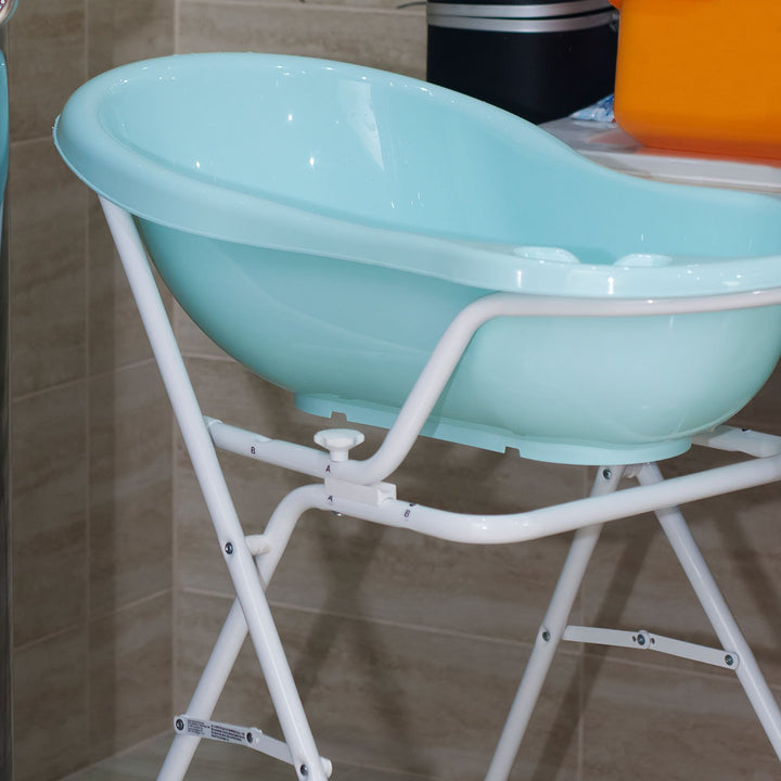 keeeper Funny Farm Ergonomische Babywanne, Ab 0 bis ca. 12 Monate, 100 cm, Wiktoria, Grün 100 cm Grü
