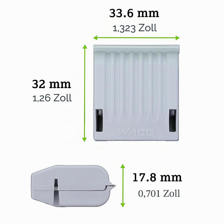 207-1331 | WAGO Gelbox für Steckverbinder der Serie 221 und 2773 | Feuchtigkeitsschutz | IPX8-zertif