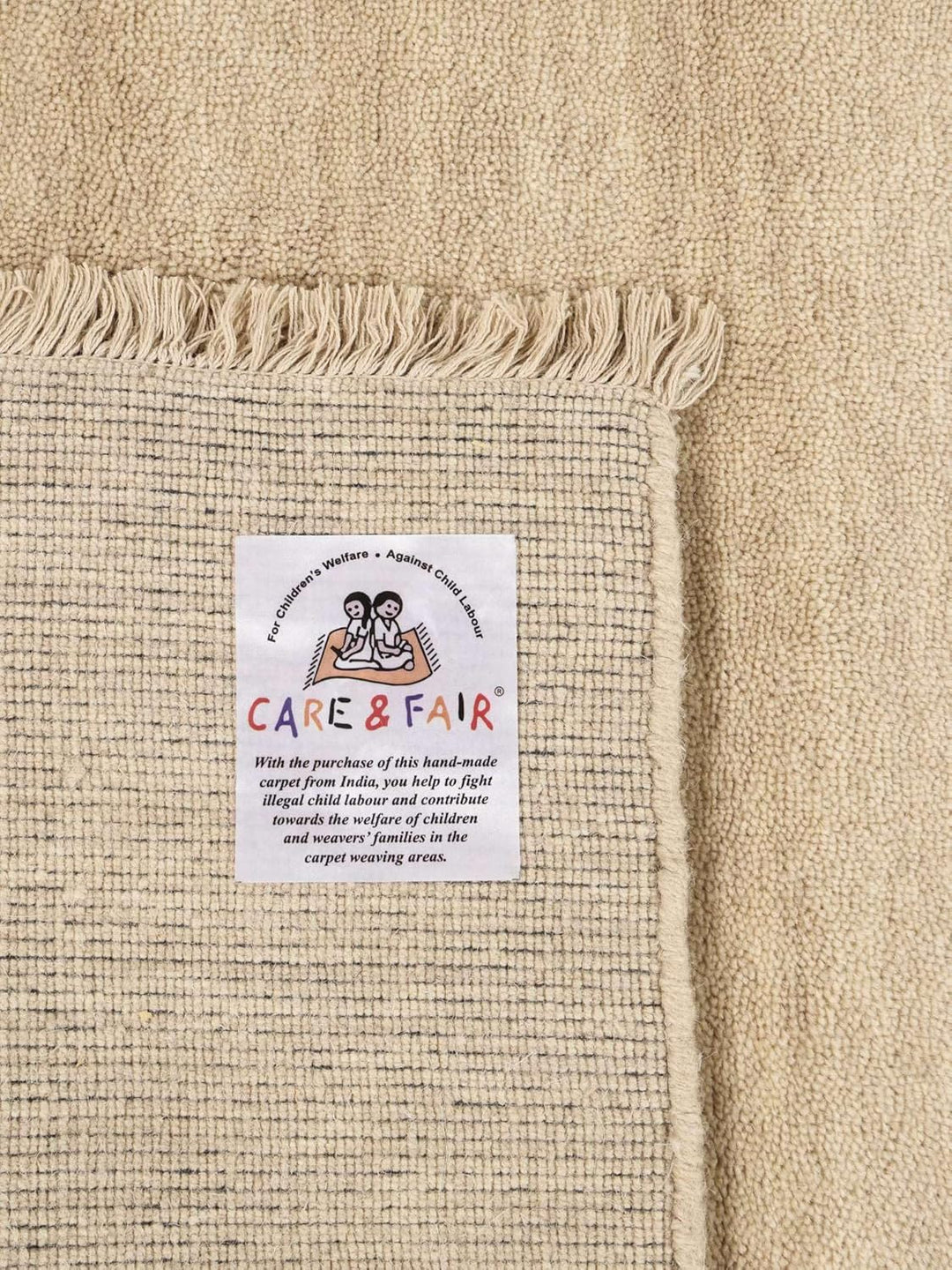 RugVista, Handloom Fringes, Teppich, 80 x 200 cm, Rechteck, Kurzflor, Modern, Care &amp; FAIR Zertifizie