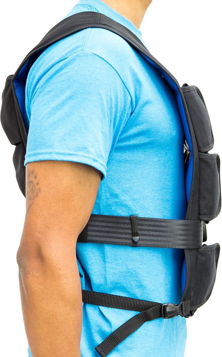 aerobis® Gewichtsweste 0-25kg beladbar | Eine Grösse und Unisex | Premium Qualität für Bodyweight Tr