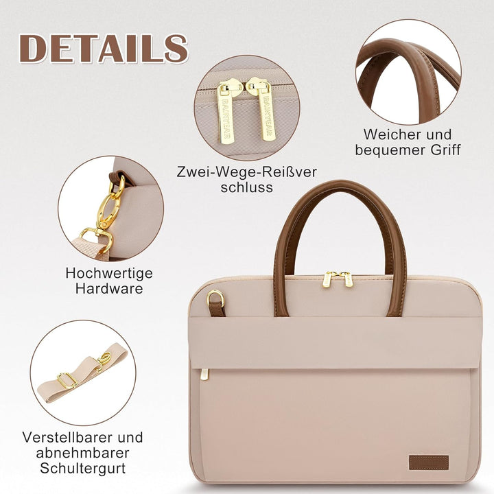 RAINYEAR Laptoptasche für 14&amp;15,6-Zoll für Damen Arbeitstasche Aktentasche | Damen-Computer-Messenge