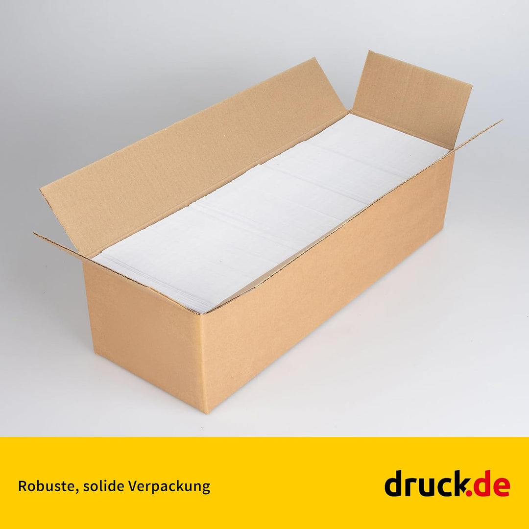 1.000 Briefumschläge - C6 Kuvert ohne Fenster - 229x324 mm - weisse Papierumschläge - selbstklebend