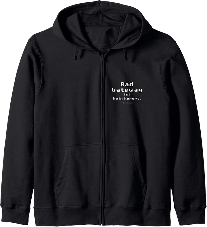 Admin Geek 502 Spruch Bad Gateway ist kein Kurort Admin Kapuzenjacke