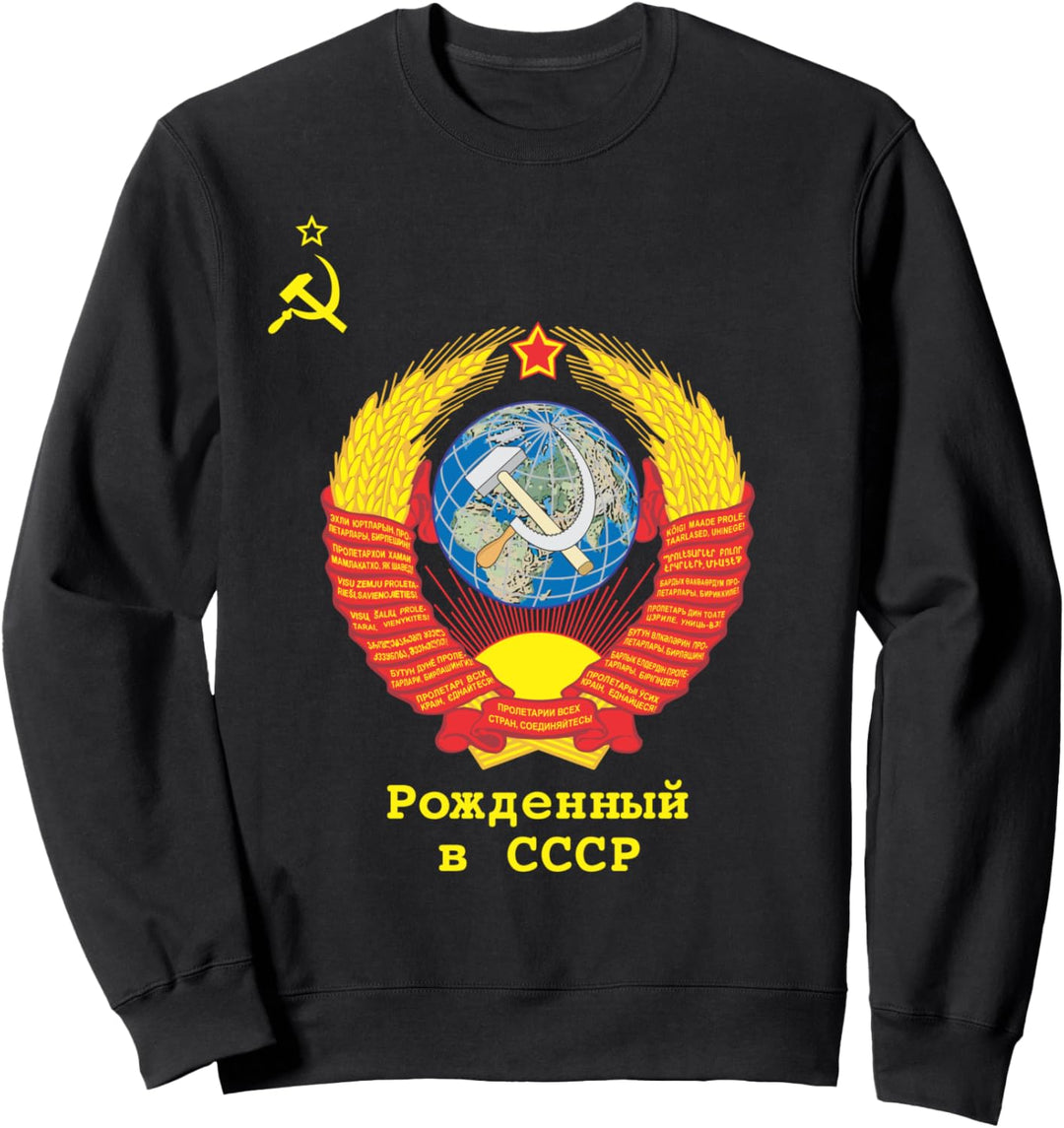Geboren in der Sowjetunion der UdSSR Sweatshirt