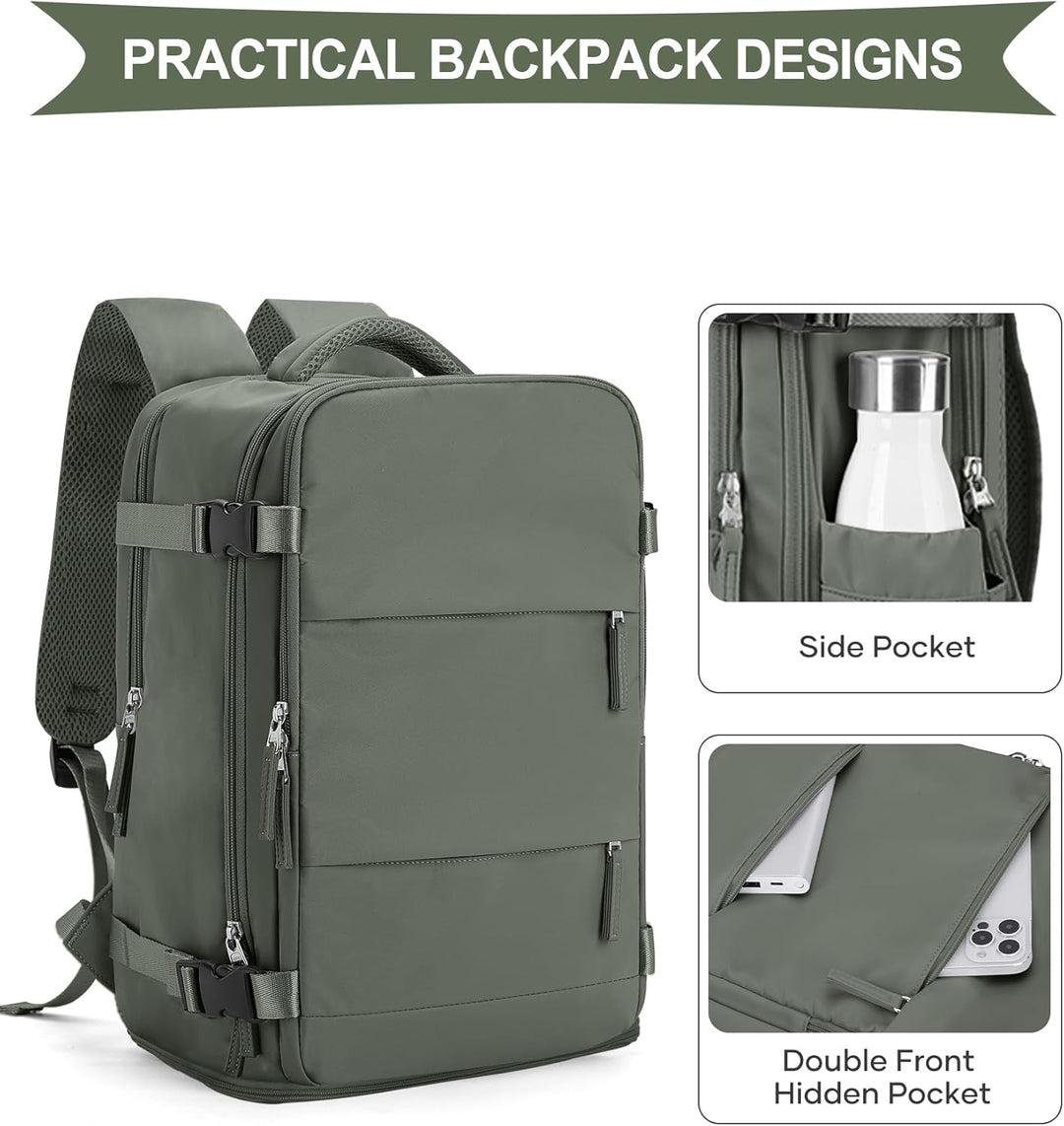 SZLX Grosser Reiserucksack Damen,Ryanair Handgepäck 40x20x25 Rucksack Easyjet Cabin Bag Rucksack Was