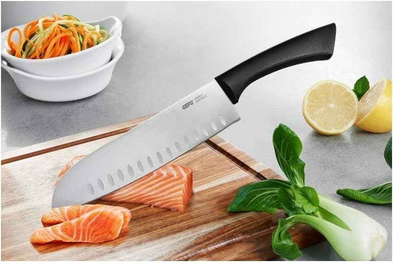 GEFU Santokumesser Mit Kullenschliff Senso