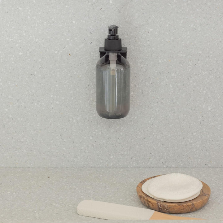 YOUS® Premium Seifenspender mit Halterung aus Metall Soap Opera(Tor) Plus inklusive Flaschen (Verkeh