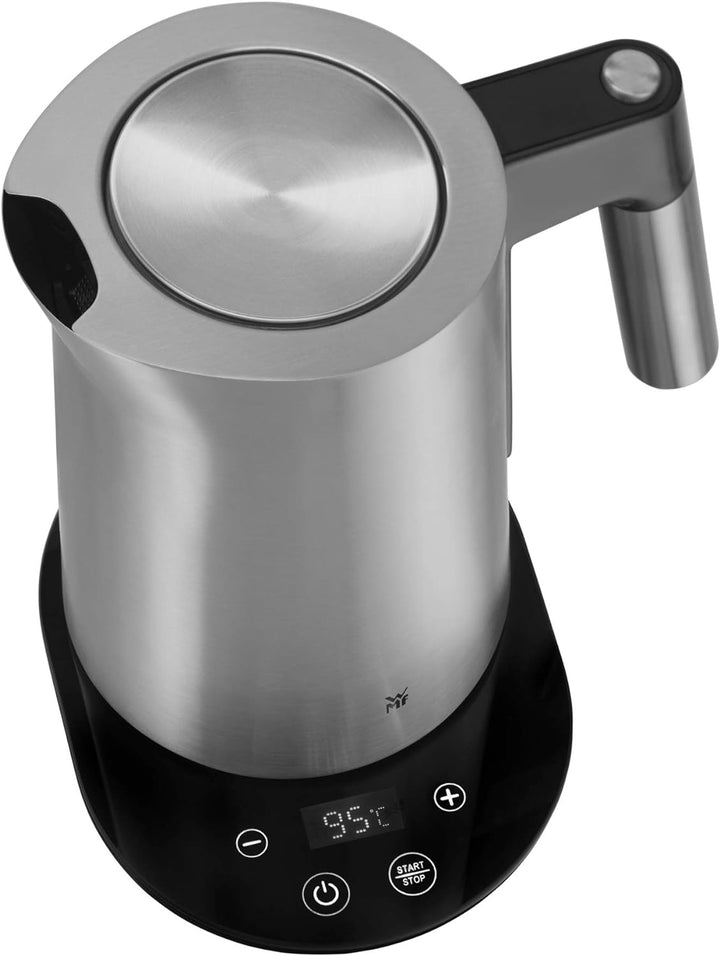 WMF Kineo Wasserkocher mit Temperatureinstellung 1,6l, Kalkfilter, 3000W & Lono Toaster Edelstahl, D