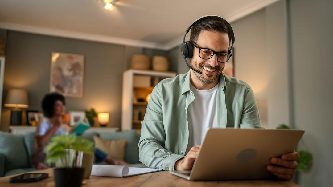 Yealink WH68 DECT &amp; Bluetooth kabelloses Dual Headset | Microsoft Teams Zertifiziert | mit Workstati