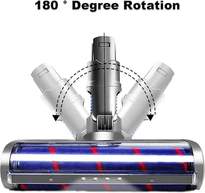 Italdos Turbinendüse Elektrische Bürste kompatibel für Dyson V6 DC58 DC59 DC61 DC62 Parkettbürste mi