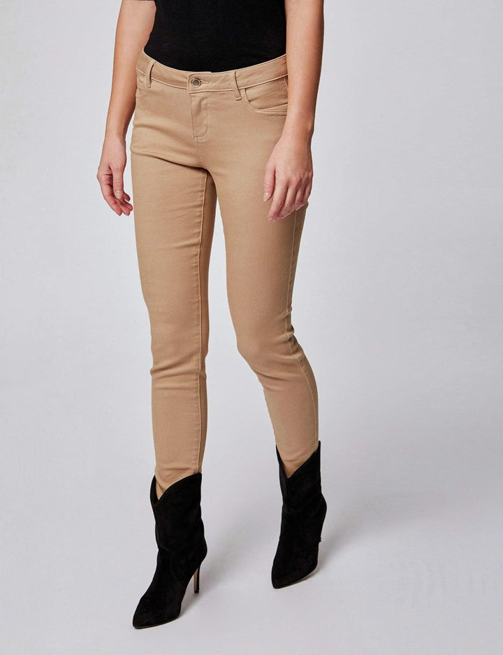 Morgan Niedrig geschnittene Skinny Jeans 34 Beige, 34 Beige