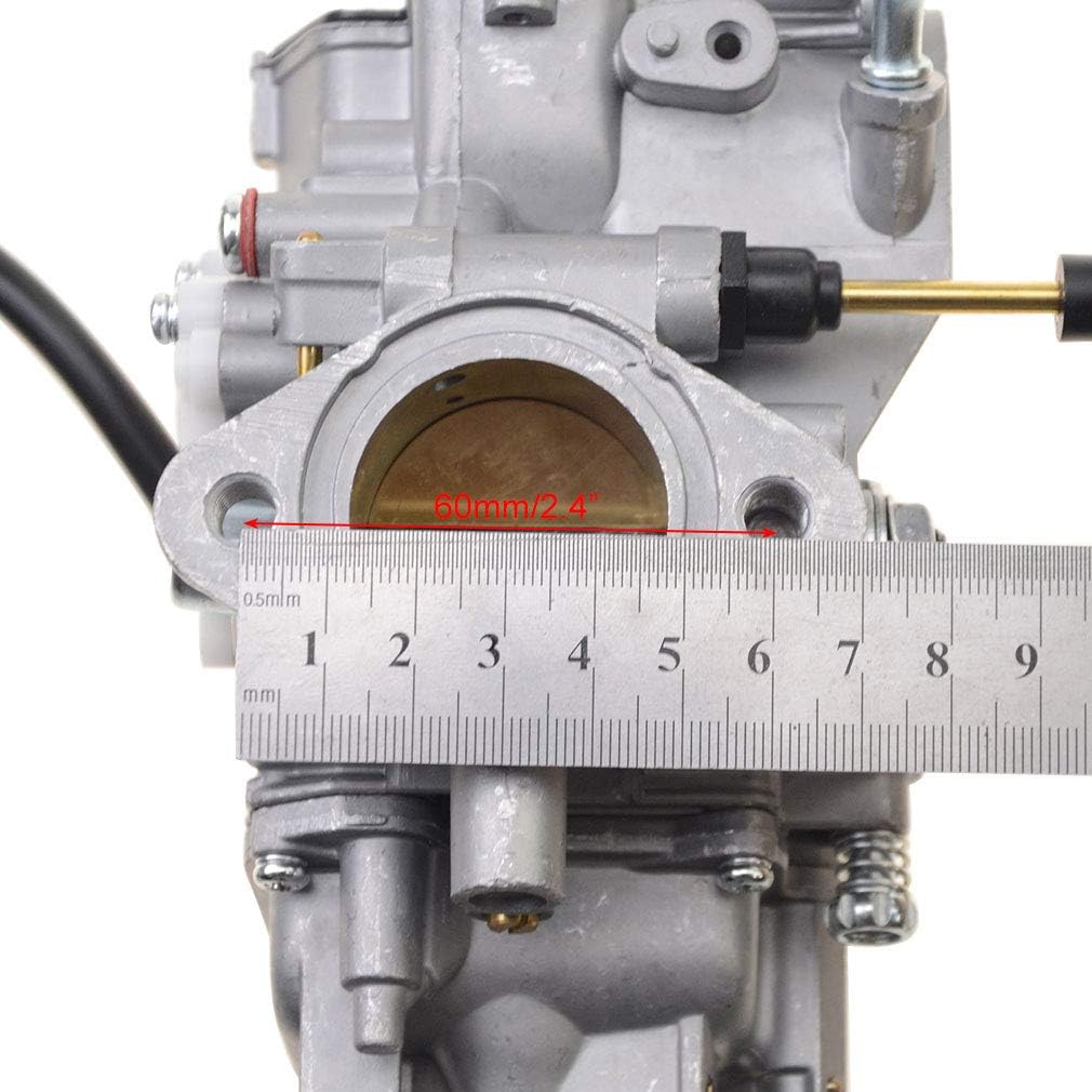 WOOSTAR PV36 Vergaser 36mm mit Handdrossel Ersatz für 1987-2004 Warrior 350 YFM350 BW350 1987-1998 B