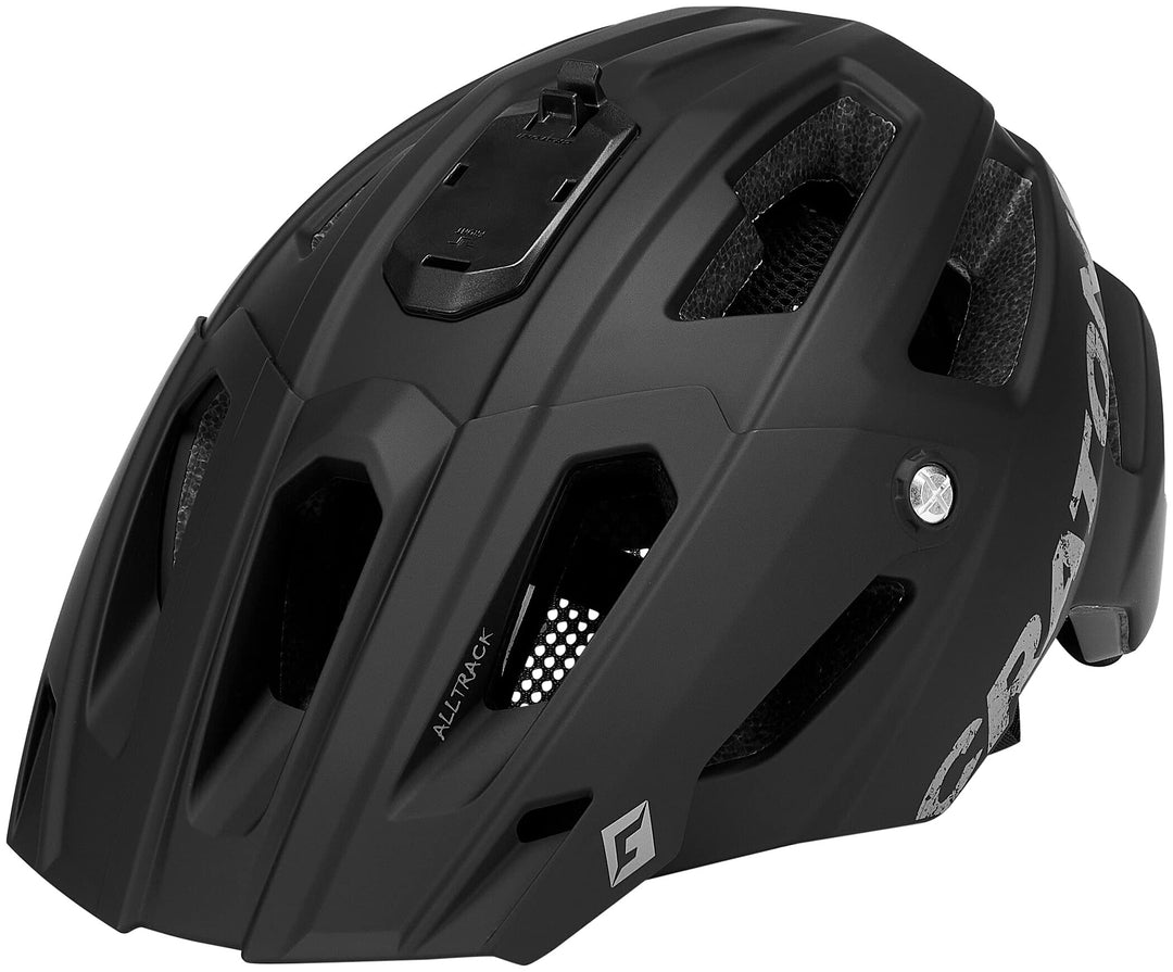Cratoni AllTrack MTB Helm blau 2022 Fahrradhelm Black Rubber M/L (58-61 cm), Black Rubber M/L (58-61