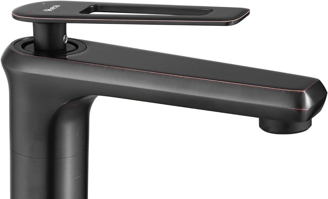 Rea Waschtischarmatur BLADE OLD BLACK HAUT Wasserhahn Bad Badarmatur aus Messing Armatur für Waschbe