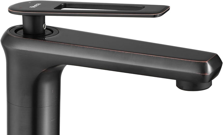 Rea Waschtischarmatur BLADE OLD BLACK HAUT Wasserhahn Bad Badarmatur aus Messing Armatur für Waschbe