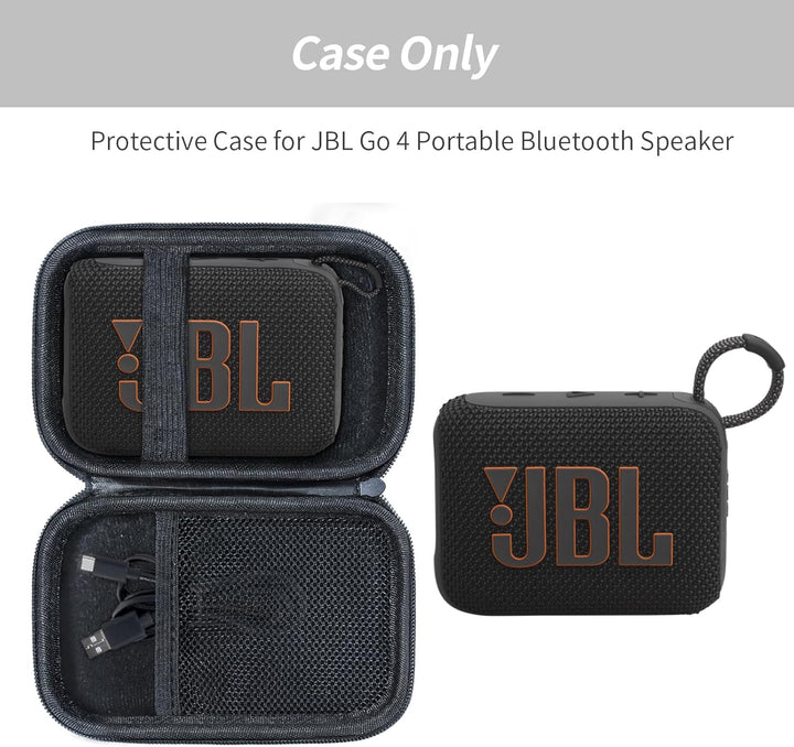 Schutztasche Hülle für JBL GO 4 / G0 3 Bluetooth-Lautsprecher, Stossfest und Wasserabweisend, Nur Ta