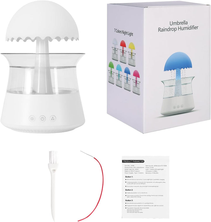 Luftbefeuchter, 450ML Luftbefeuchter Kinderzimmer, luftbefeuchter schlafzimmer,BPA-Frei, Auto Abscha