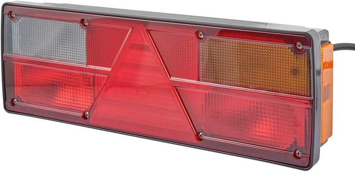 HELLA - Heckleuchte - EasyConn I - Glühlampe - 24V - Anbau/geschraubt - Lichtscheibenfarbe: mehrfarb