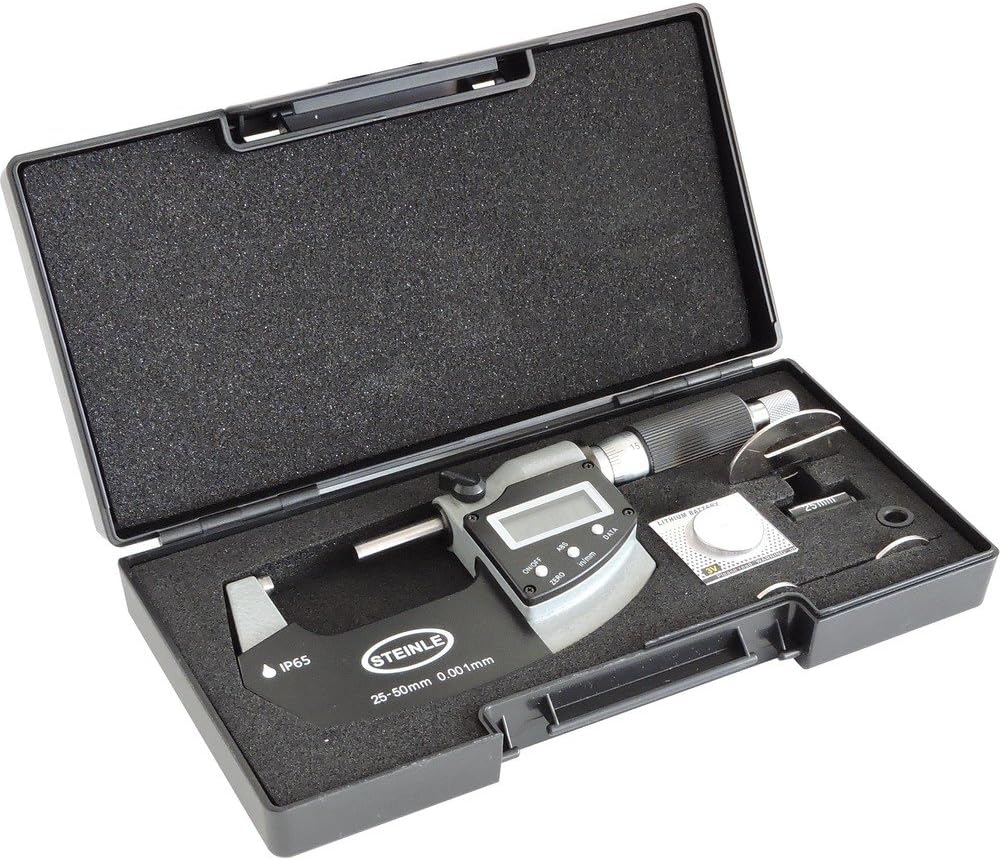 STEINLE 2245 Bügelmessschraube Digital 75-100 mm DIN 863, Schutzart IP65