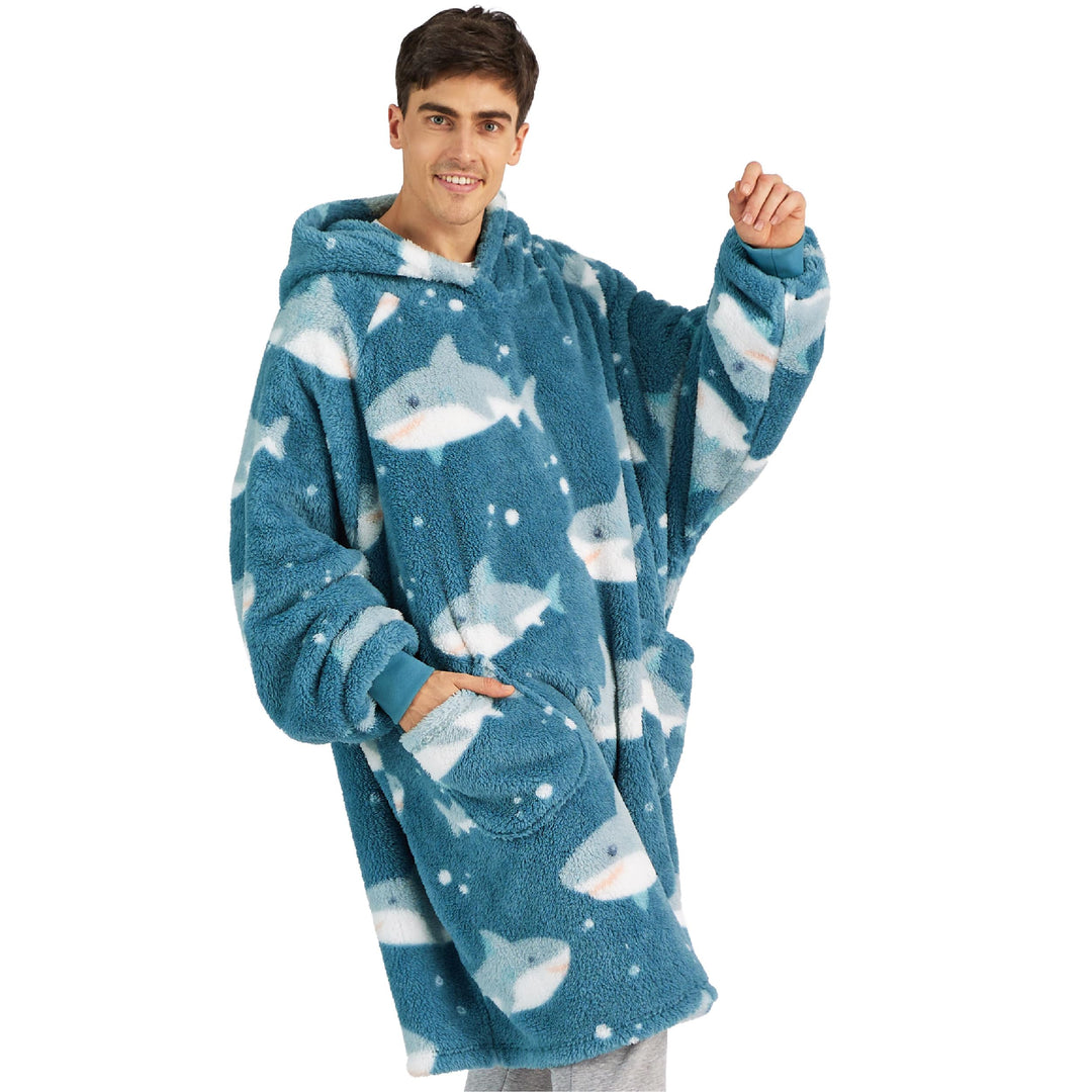 BEDSURE Decke mit ärmeln Kuscheldecke, Weihnachtsgeschenke Geschenke für Frauen Frau Hoodie Decke Da