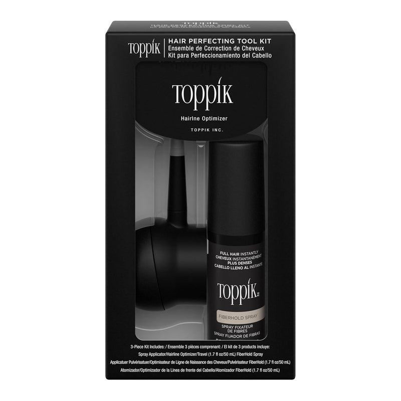 Toppik 3-in-1-Haarfaser Starterset mit Faserfixier Sprühen, 50 ml