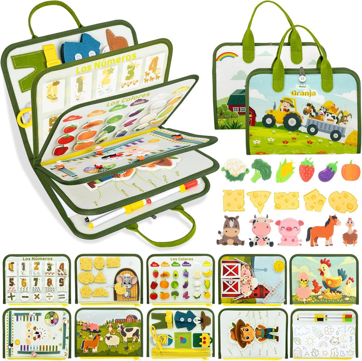 Almaxi Montessori Spielzeug ab 1 Jahr (10 in 1), 10 in 1
