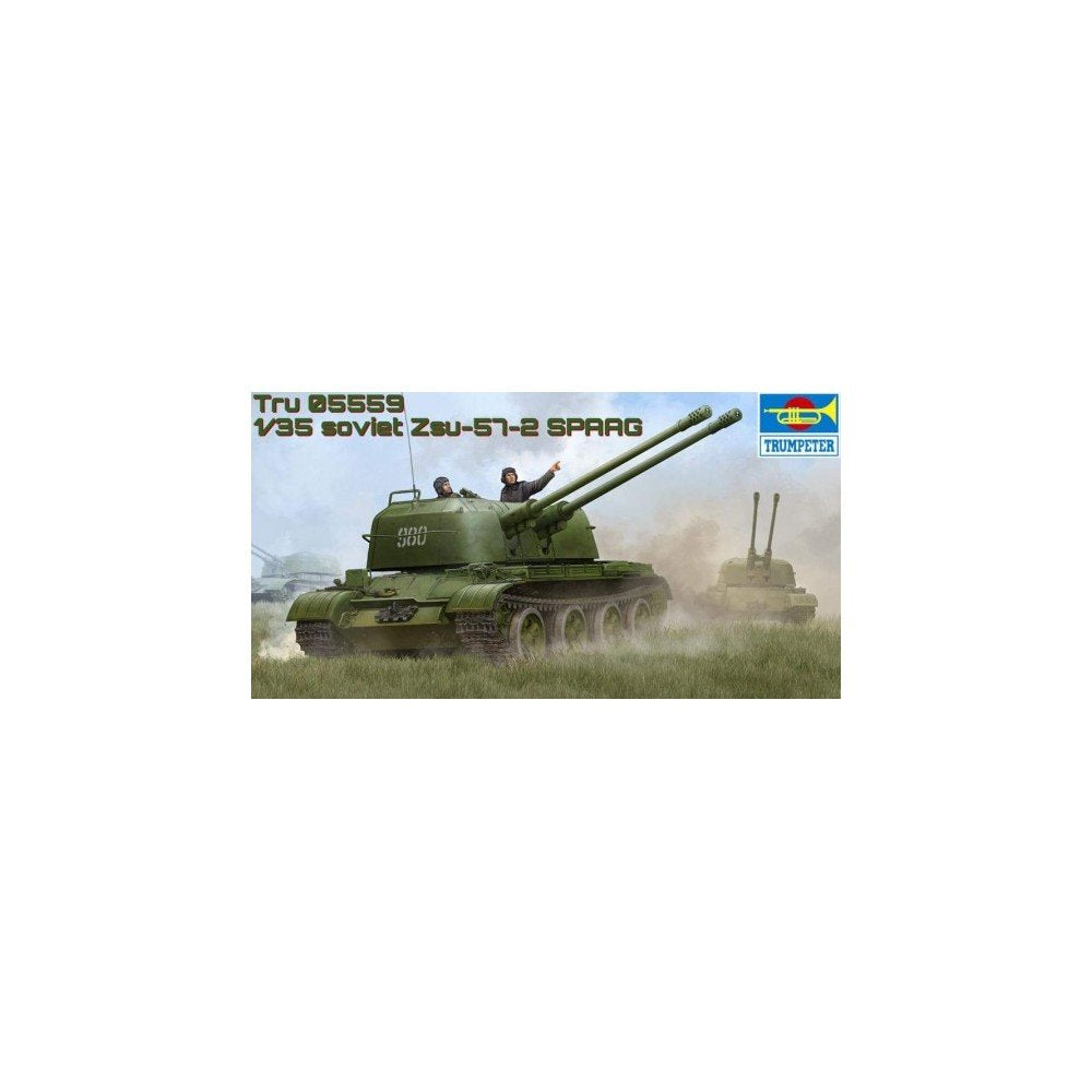 Trumpeter ZSU 57-2 SPAAG, 05559, Mehrfarbig