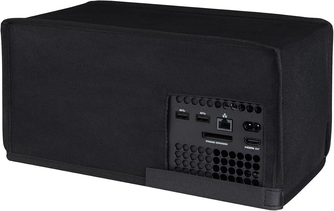 PlayVital Horizontale Staubschutze Hülle für Xbox Series X Konsole,Spritzwasserdichte Tasche Cover S