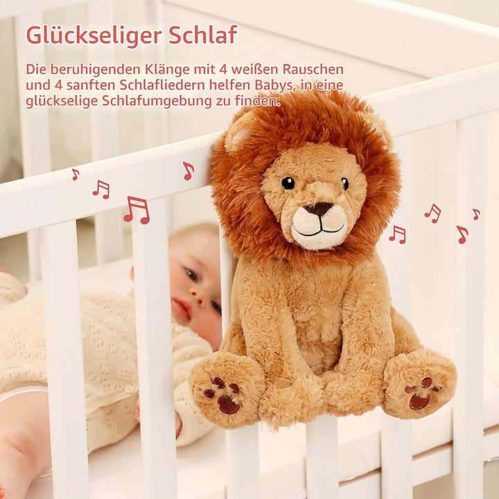 Cloud b Soothing Sound Machine | Cuddly Stuffed Animal | 4 White Noise and 4 Lullabies | Auto-Shutof