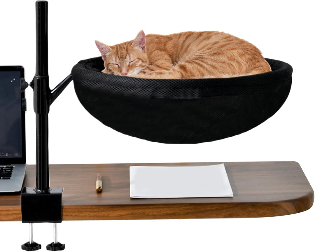 Generisch Katzen Schreibtisch Bett - Katzenbett Schreibtischaufsatz Sitzplatz - 360-Grad Drehbares N