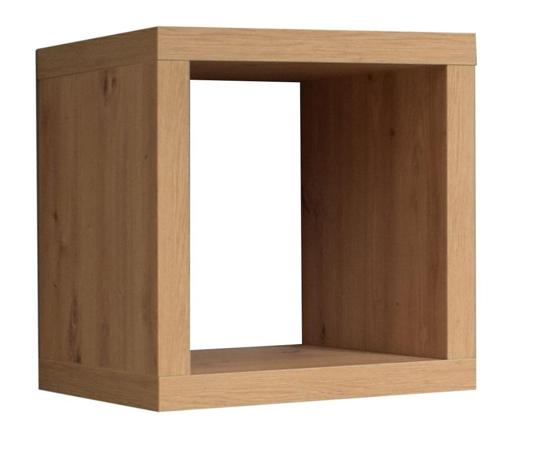 Regalwürfel Cube Wandregal in asteiche (Artisan) B/H/T: 40x41x40 cm, Asteiche (Artisan)