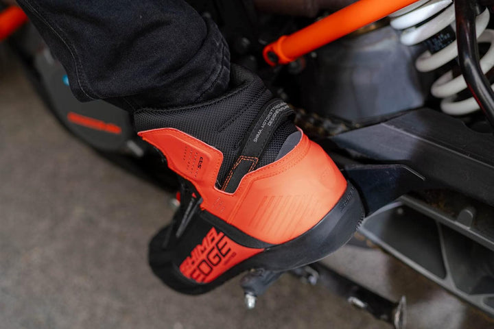 SHIMA EDGE, Motorradschuhe für Männer - Verstärkte Strassenreitschuhe mit ATOP-Verschlusssystem Vent