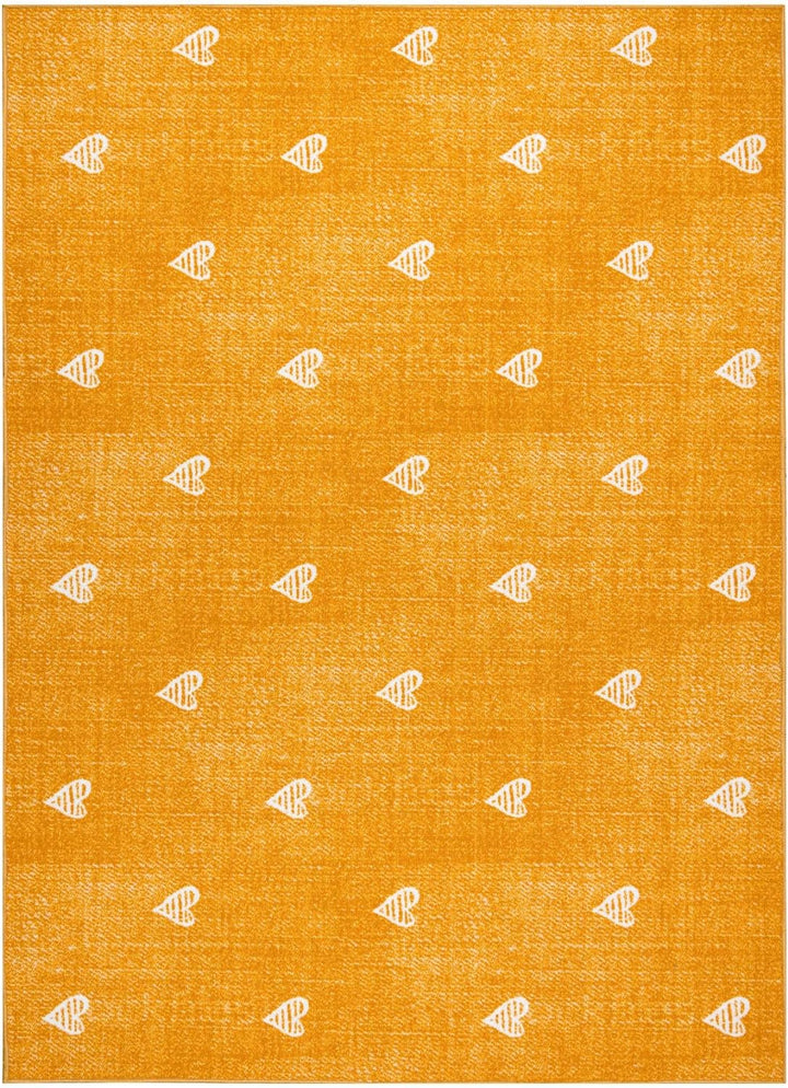 Teppich für Kinder Hearts Jeans, Vintage Herzen - orange 100x150 cm 100x150 cm Hearts Orange, 100x15